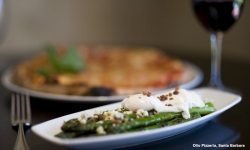 Asparagus Salad with Pizza